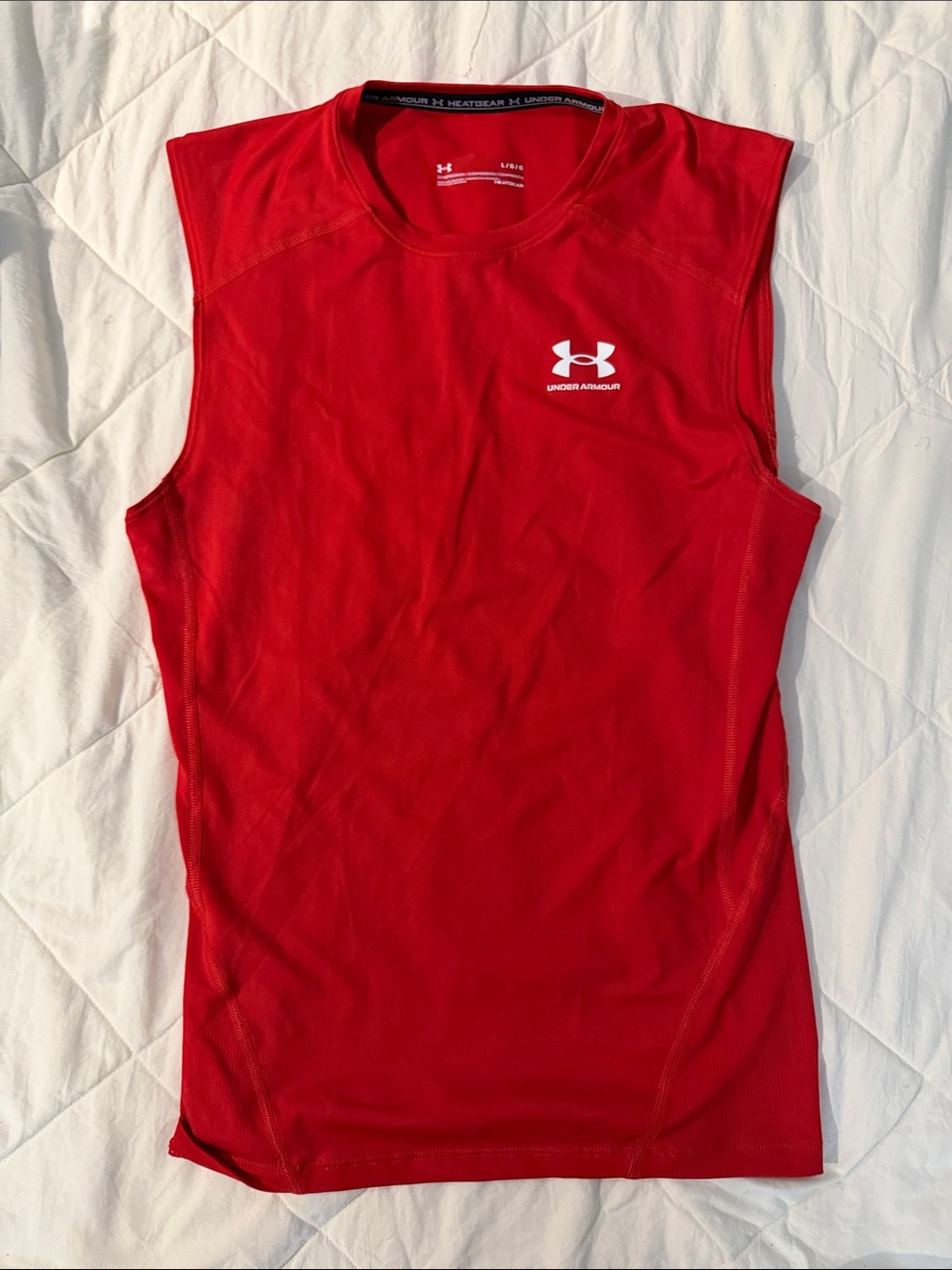 Under Armour Red Women’s Sleeveless Muscle Tee